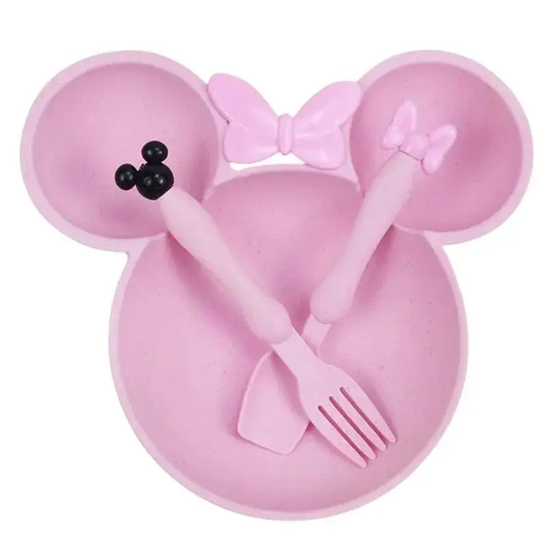 Eco-Friendly Wheat Straw Kids Tableware Set